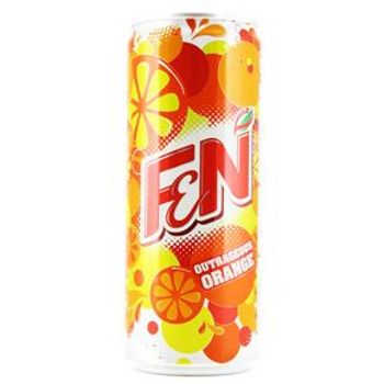 F&N Sparkling Flavoured Outrageous Orange 325ml