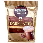 Nescafe Gold Dark Latte Coffee 12 Stick 34g