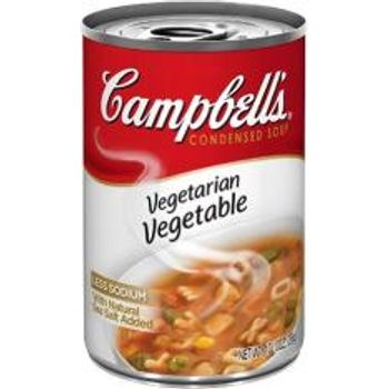 Campbells Vegetarian Vegetable Soup 10.5ounce Pack Of 12