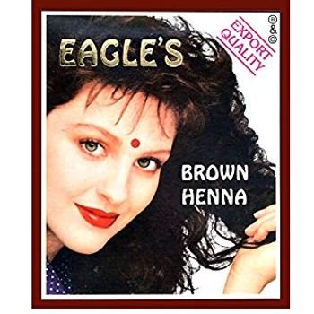 Eagles Brown Dye Powder With Henna 10g