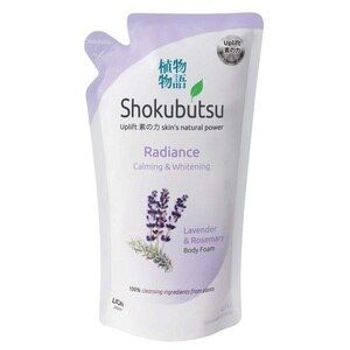 Shokubutsu Body Wash Refill Radiance Calming And Whitening Lavender And Rosemary 600ml
