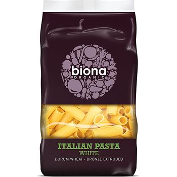 Biona Organic White Rigatoni Pasta 500g