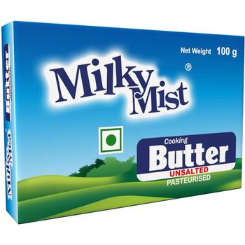 Milky Mist Pasteurised Cooking Butter Unsalted 100g