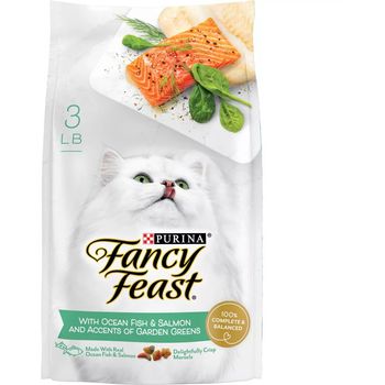 Purina Fancy Feast Cat Dry Food Gourmet Gold Ocean Fish & Salmon 1.36kg