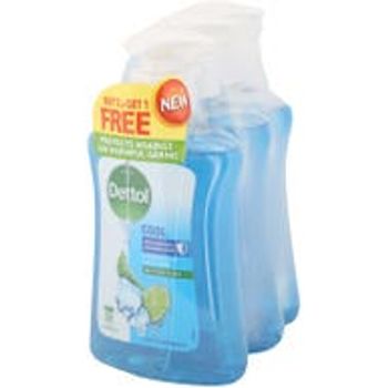 Dettol Hand Wash Cool Mint And Bergamot 3pcs 250ml