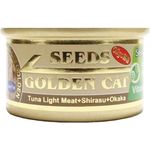 Seeds Golden Cat Canned Food Tuna Light Meat Shirasu And Okaka 80g