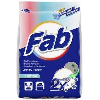 Fab Laundry Powder Cotton 660g(bundle of 3)