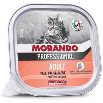 Morando Wet Cat Food Pate With Salmon 100g