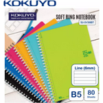 Kokuyo Soft Ring Notebook B5 Dot Ruled Line 6mm SV308BT