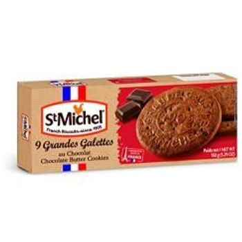 St Michel 9 Grandes Galettes Chocolate Butter Cookies 150g