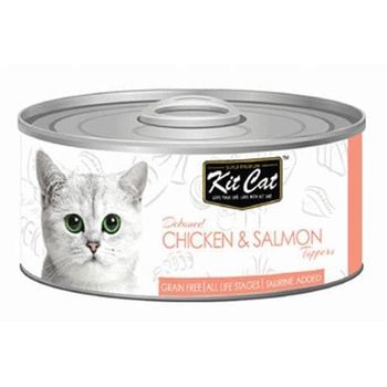 Kit Cat Toppers Chicken & Salmon Wet Food For Cats 80g
