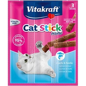 Vitakraft Cat Treat Stick Mini Salmon And Trout