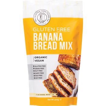 The Gluten Food Co Banana Bread Mix 400g
