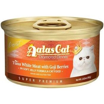 Aatas Cat Canned Food Finest Diamond Dinner Tuna With Goji Berries In Jelly 80g