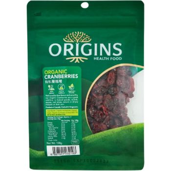 Origins Organic Cranberries 100g