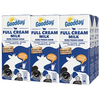 Goodday UHT Milk Full Cream Bundle Pack 6 x 250ml