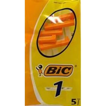 Bic Razors 5 Count Normal Skin Single Blade 12 Pieces