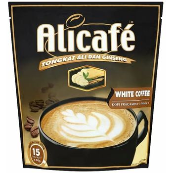 Alicafe Tongkat Ali Dan Ginseng White Coffee 5 In 1 15 x 40g