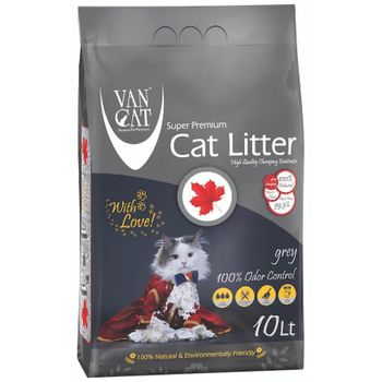 Van Cat White Clumping Bentonite Cat Litter Grey 10kg