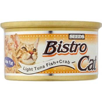 Bistro Cat Canned Food Light Tuna Fish And Crab 80g