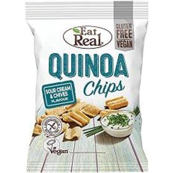 Eat Real Quinoa Chips Sour Cream And Chives 80g
