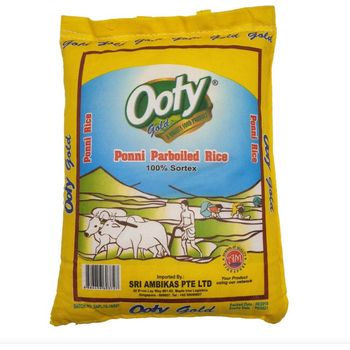 Ooty Gold Ponni Parboiled Rice 5kg
