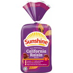 Sunshine All Natural California Raisin Bread 400g