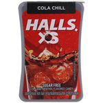 Halls XS Cola Chill Sugar Free Cola and Menthol Flavored Candy 12.6g