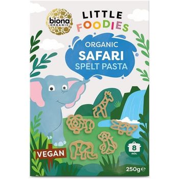 Biona Organic - Little Foodies Pasta, Safari Spelt Pasta (250g)