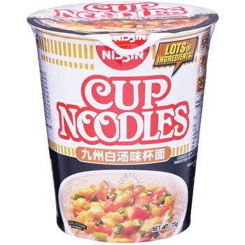 Nissin Instant Cup Noodles Kyushu White