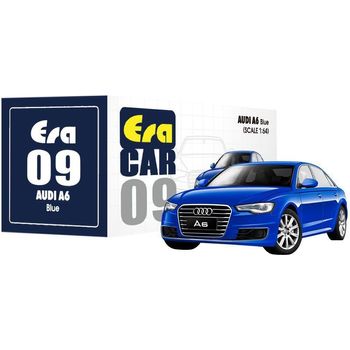 Era Car 09 Audi A6 Blue Scale 1/64 Model Car