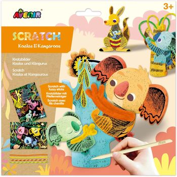 Avenir Scratch Art Koalas And Kangaroos