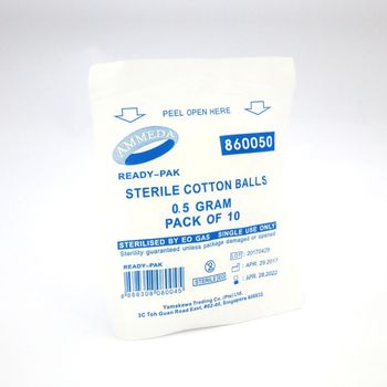 Ammeda Sterile Cotton Balls 10s