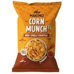 Makino Corn Munch Red Chilli Chatka 100g
