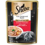 Sheba Tuna And Chicken With Bonito Flakes Pouch 70g