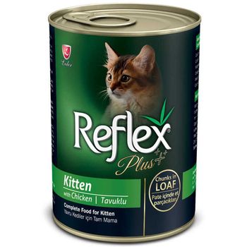 Reflex Plus Kitten Chunks in Loaf Pate with Chicken 400g