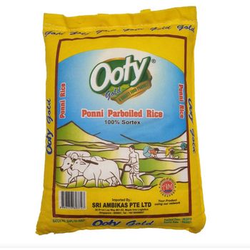 Ooty Gold Ponni Parboiled Rice 5kg
