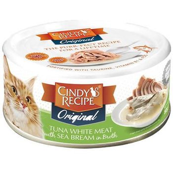 Cindy's Recipe Tuna white meat with sea bream in broth 80g