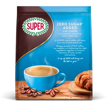Super Zero Sugar 2 in 1 Coffee 25pcs x 12g