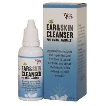 Wee Pet Ear & Skin Cleanser for Small Animals 40ml