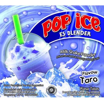Pop Ice Milk Shake Powder Taro Flavor 25g