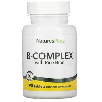 Nature's Plus B Complex with Rice Bran 90 Tablets