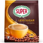 SUPER 3in1 Instant Coffee Less Sugar 560g