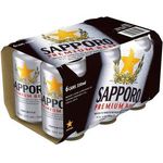 Sapporo Premium Beer 6 X 330ml