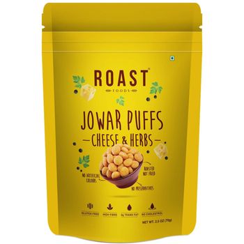 Roast Health Foods Sorghum Jowar Puffs Cheese & Herbs 70g