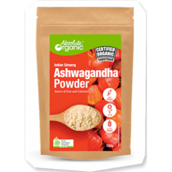 Absolute Organic Ashwagandha Powder 150g