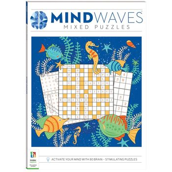 Hinkler Mindwaves Puzzle Book Mixed Puzzles