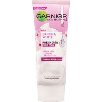 Garnier Sakura White Pinkish Glow Whip Foam Skin Care 100ml