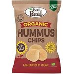 Eat Real Hummus Sea Salt Chips Organic 100g