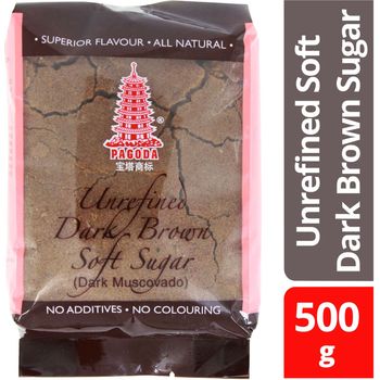 Pagoda Unrefined Soft Dark Brown Sugar